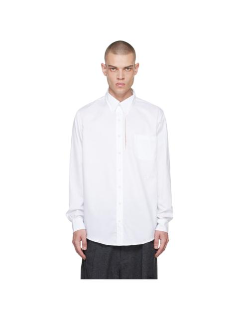 RANDOM IDENTITIES White Button-Down Shirt