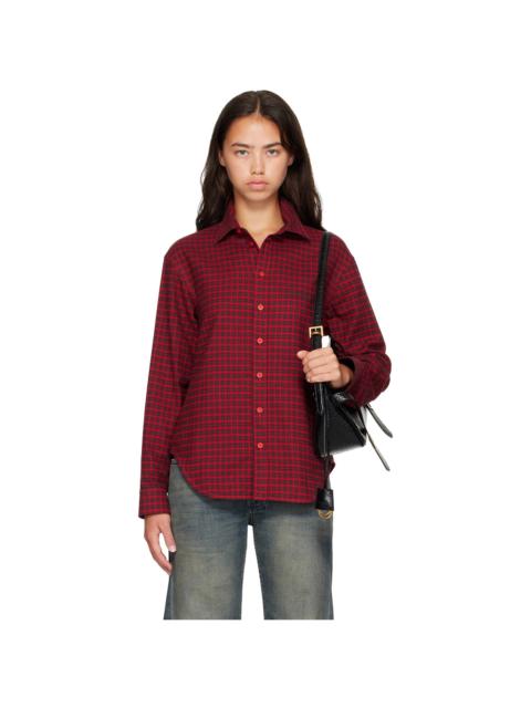 BALENCIAGA Red Standard Shirt