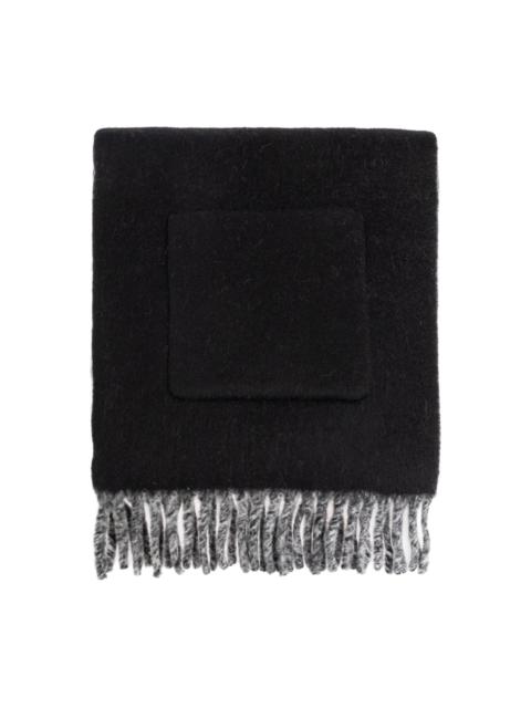 Burberry logo-lettering scarf