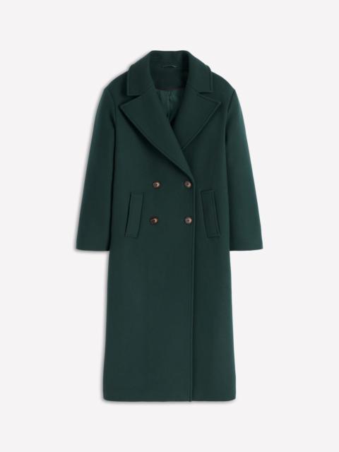 BODEN Cocoon Wool Coat-Emerald Night