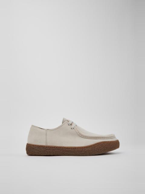 CAMPERLAB Beige Suede Shoes for Men.
