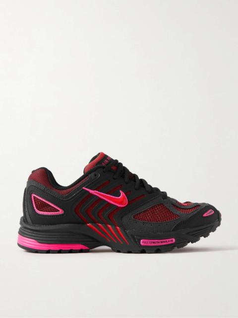 Nike Air Pegasus 2K5 Leather and Suede-Trimmed Mesh Sneakers