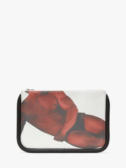 JW Anderson LARGE PRINTED BUMPER POUCH