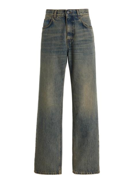HAIKURE Bonnie Rigid Drop-Rise Boyfriend Jeans medium wash