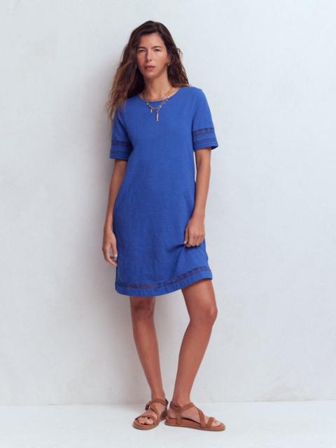 BODEN Hattie Jersey T-shirt Dress-Denim Blue