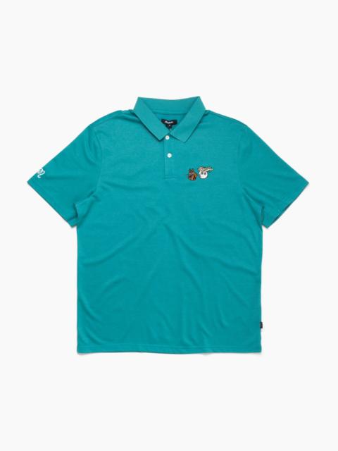 malbon Two Man Scramble Pique Polo