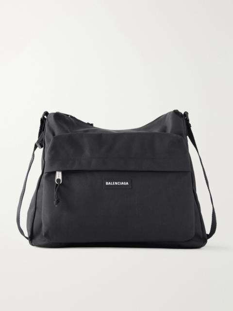 BALENCIAGA Explorer Logo-Appliquéd Canvas Messenger Bag