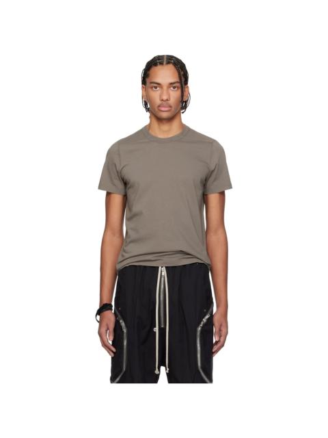 Rick Owens Gray Temple Short Level T-shirt