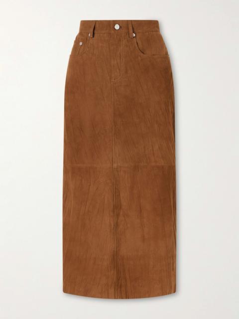 Proenza Schouler Nayah Suede Maxi Skirt