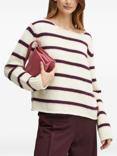 forte_forte striped boat-neck sweater