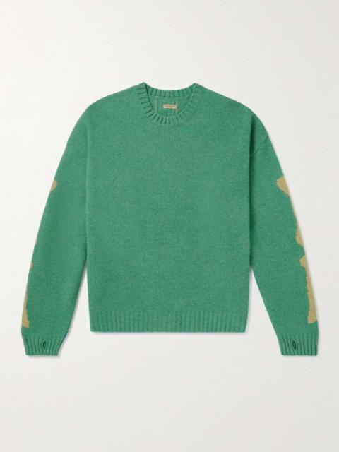 Intarsia Wool Sweater