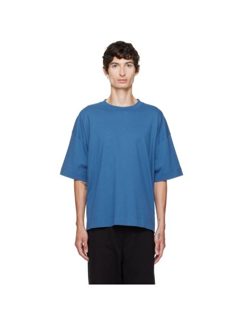 Dries Van Noten Navy Dropped Shoulder T-shirt