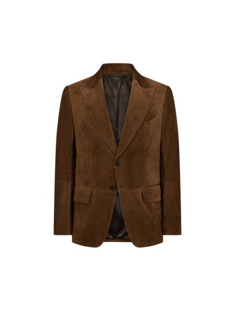 TOM FORD CASHMERE SUEDE SARTORIAL BLAZER