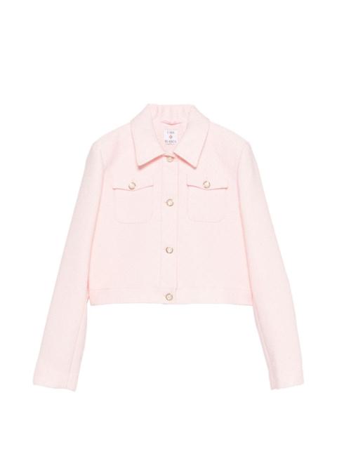 CASABLANCA button-up cropped jacket