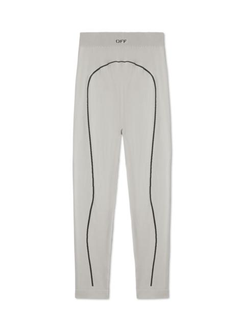 Off-White Gray Stamp Seamless Leggings