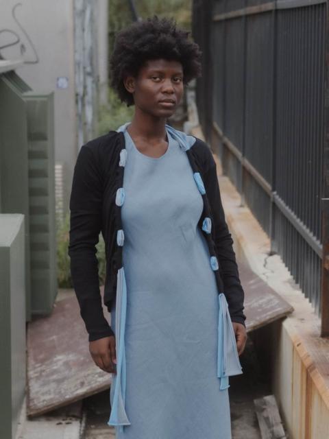 BASERANGE Circ Cardigan - Fine Organic Cotton Rib
