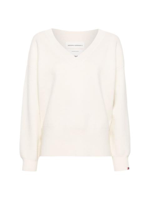 V-neck cashmere jumper