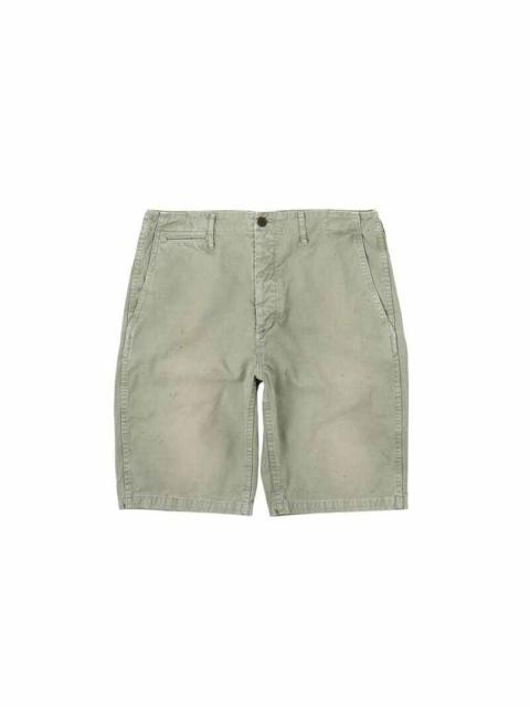 visvim CHINO SHORTS DMGD LT.GREEN