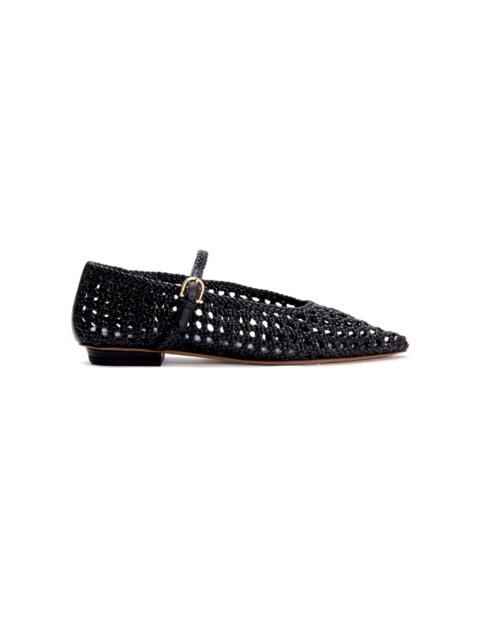 ULLA JOHNSON Gracie Leather Flats black