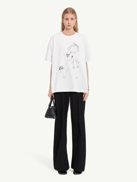 MM6 Maison Margiela Horse print cotton T-shirt