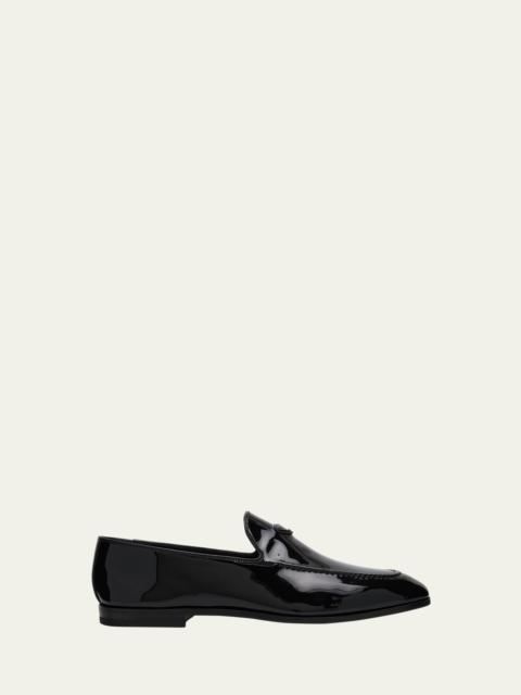 Prada Men's Vernice Patent Leather Venetian Loafers
