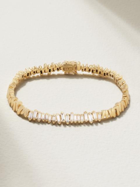 SUZANNE KALAN 18-karat Gold Diamond Bracelet