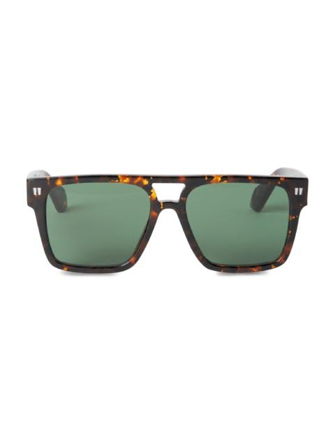 Off-White Men's Springfield 56MM Square Sunglasses - Brown Pattern