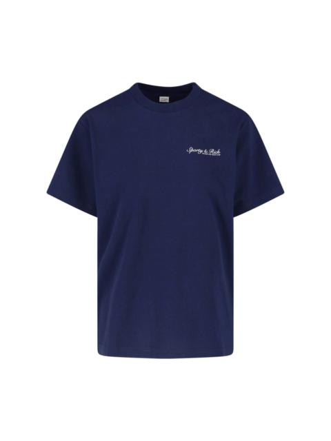 Sporty & Rich T-SHIRT LOGO "SYRACUSE"