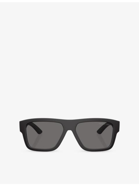 Prada PS 04ZS Square-Frame Acetate Sunglasses