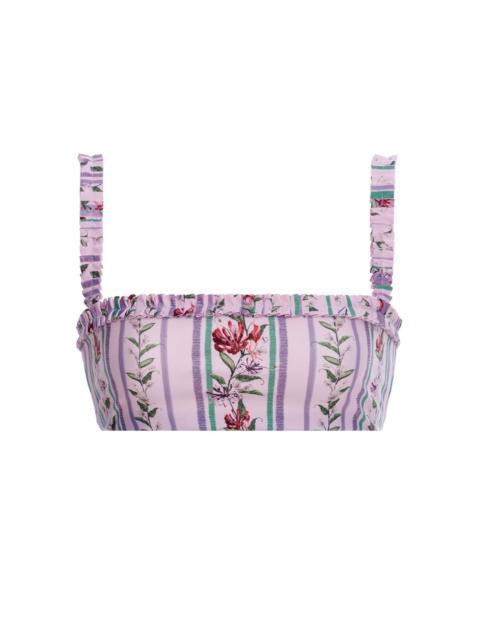 Agua by Agua Bendita Olmo Honeysuckle bikini top