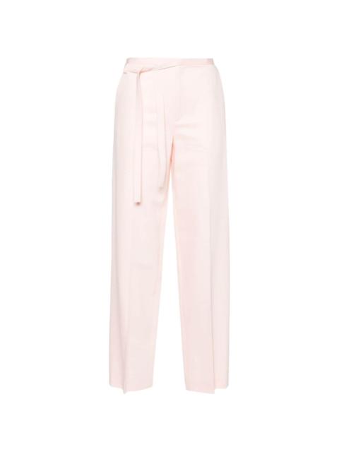 KENZO belted straight-leg trousers