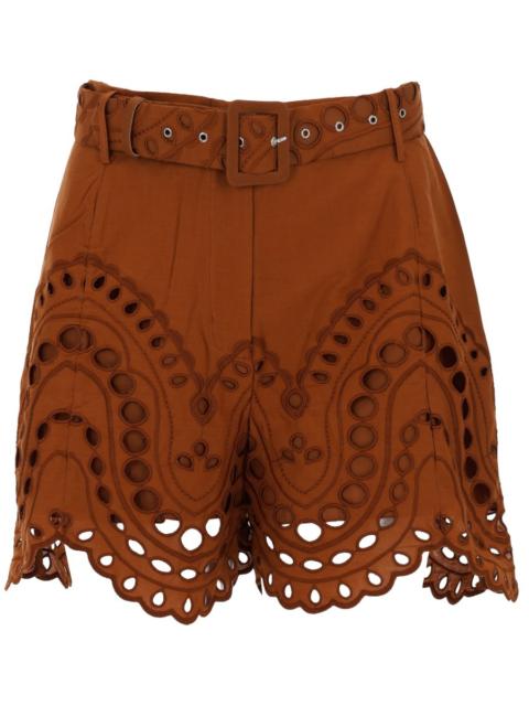 Charo Ruiz SHORTS DUNE CON RICAMI
