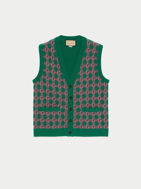 GUCCI Gucci HA HA HA Square G vest