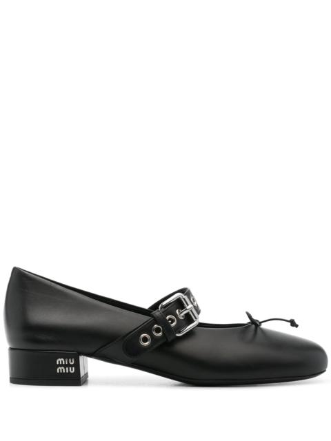 Miu Miu 30mm Buckle-strap Pumps