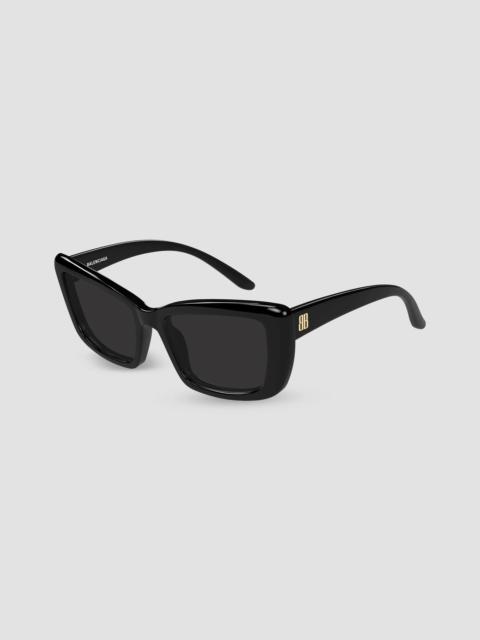 BALENCIAGA Women's Everyday Bb0515S Palma 56MM Cat-Eye Sunglasses - Black