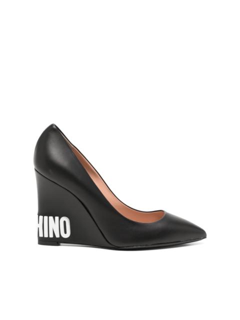 105mm wedge heel pumps