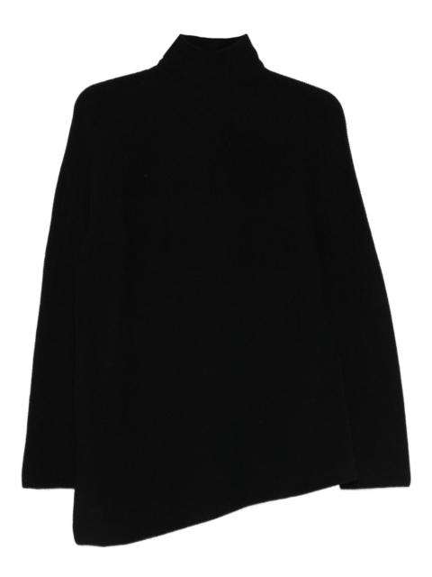 christian wijnants Koga asymmetric roll-neck knitwear