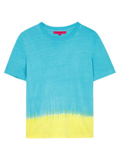 Dip-dyed cotton-blend T-shirt