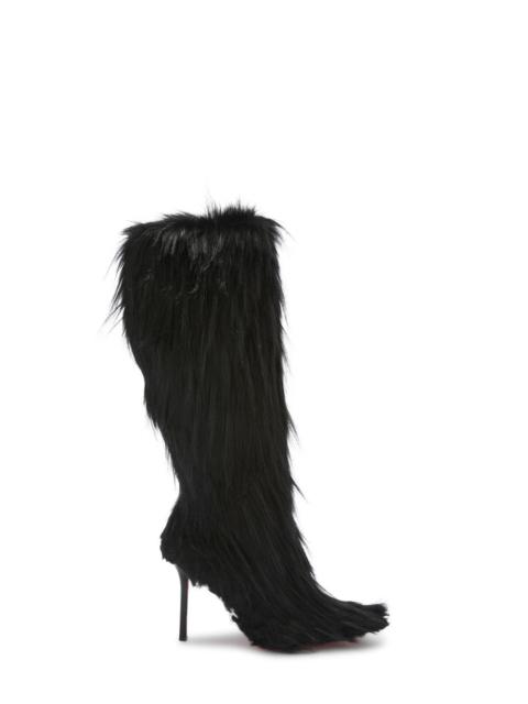 Heron Preston Fur Stiletto Boot