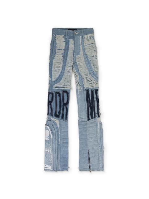 WHO DECIDES WAR MRDR MOTO STRAIGHT-FIT JEANS "BLUE" 11200610008