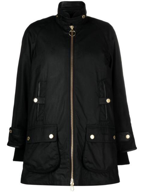 Barbour Norwood waxed mid-length jacket