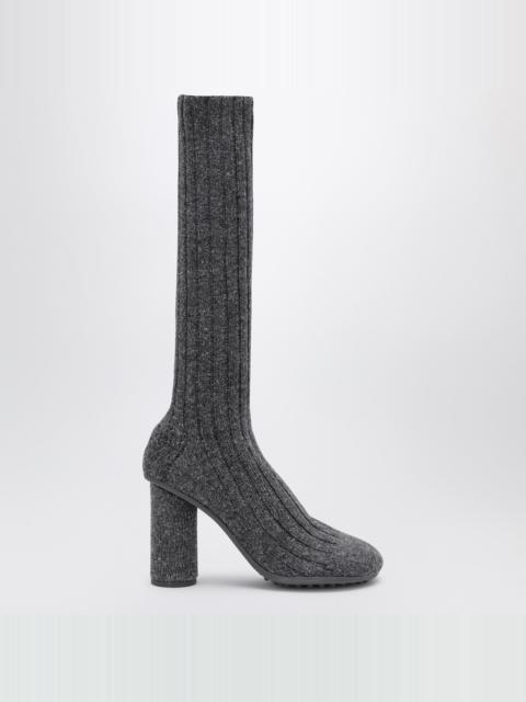 Bottega Veneta Atomic anthracite grey sock effect boot in wool blend