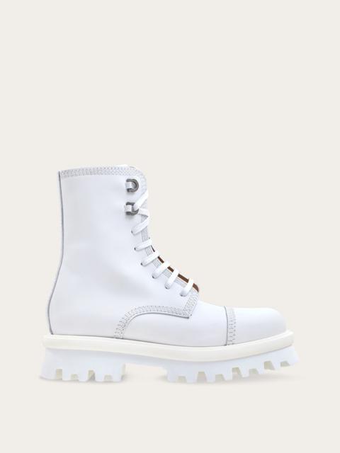 FERRAGAMO CHUNKY COMBAT BOOT