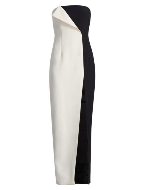RONNY KOBO Women's River Split Maxi Dress - Black Ivory
