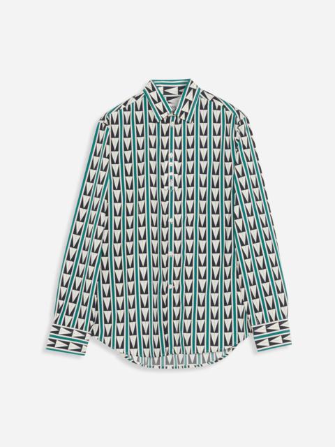 Lanvin SHIRT PRINTED WITH ART DECO-INSPIRED TRIANGLES