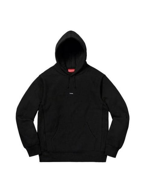 Supreme Micro Logo Hooded Sweatshirt 'Black' SUP-FW19-860