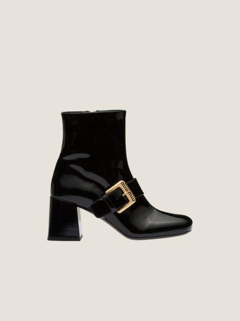Miu Miu Patent leather booties