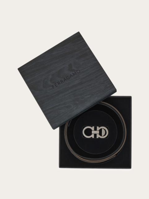 FERRAGAMO Belt Box with Gancini buckle