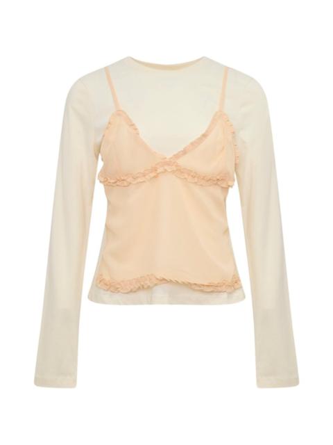 ULLA JOHNSON Freda ruffled layered top