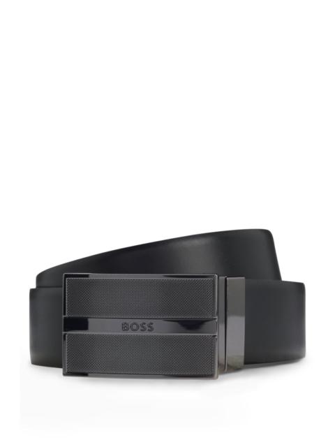 BOSS REVERSIBLE BELT IN ITALIAN LEATHER